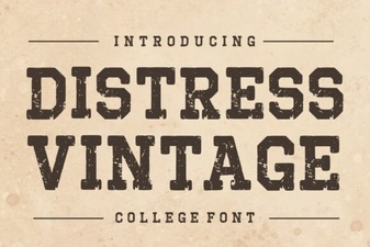 Distress Vintage Font: Creative Projects & Design Inspiration