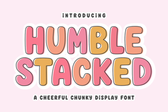 Humble Stacked Font: Unique Design Uses and Inspiration