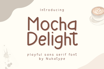 Mocha Delight Font: Sweet & Whimsical Coffee Lettering