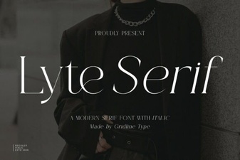 Discover Lyte Serif Font for Clean, Modern Typography