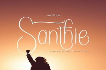 Santhie Font: Modern Typography for Web & Print