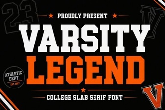 Varsity Legend Font: Bold Typography for Modern Projects